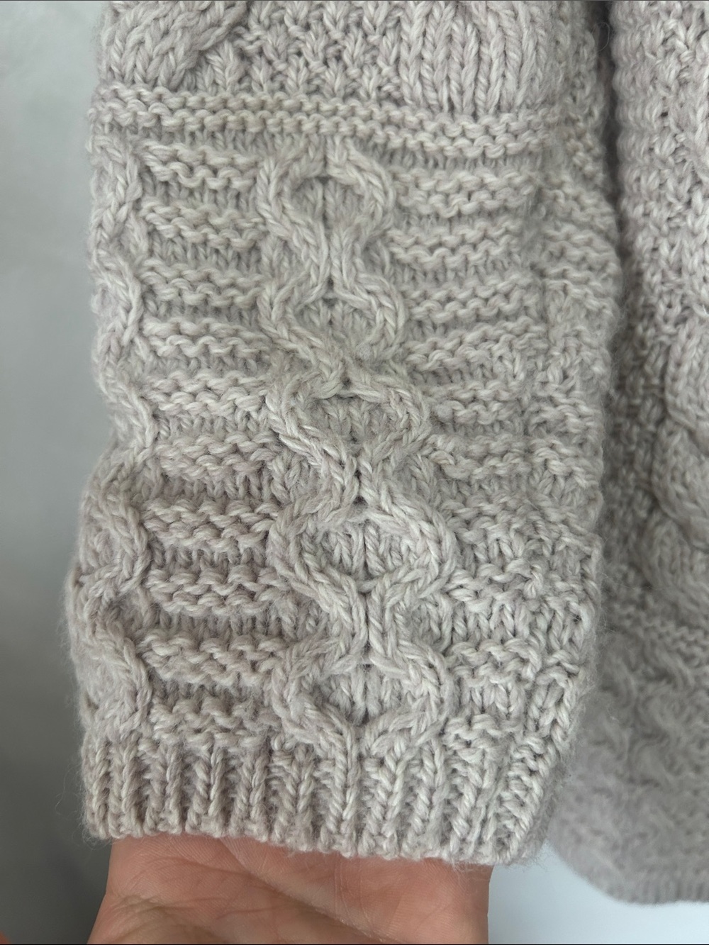 Aran mor Ireland 100% Merino wool knit cardigan zipper sweater medium - Picture 5 of 9